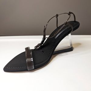 Good American Black Wedges